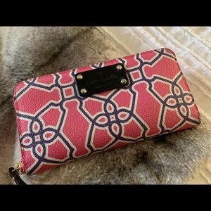 Kate Spade Pink leather wallet